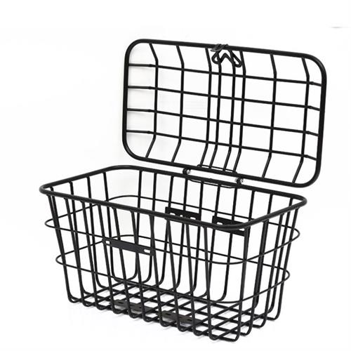 加大后书包货架筐特大自行车前车筐放学生后座自行车大号篓后车