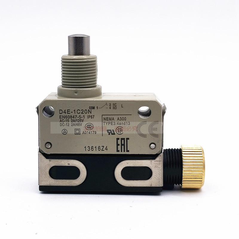 限位微动开关D4E-1A20N/1B/1C/1D/1E/2A/2B/2C/2D/2E20N 10N 00N