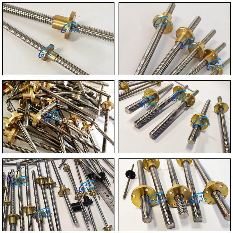 不锈钢梯形丝杆螺母Tr3.5 4 6 8 12 20 25 30t型丝杠法兰来图定制,标准件/零部件/工业耗材,丝杆,淘宝优惠券,粉丝福利购,淘宝优惠卷