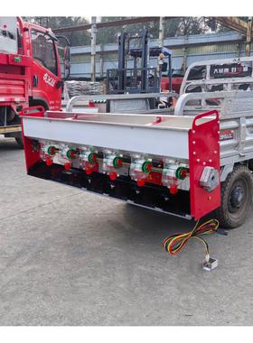 新款不锈钢电动撒肥机48伏60伏12伏加厚电动三轮车后挂施肥机