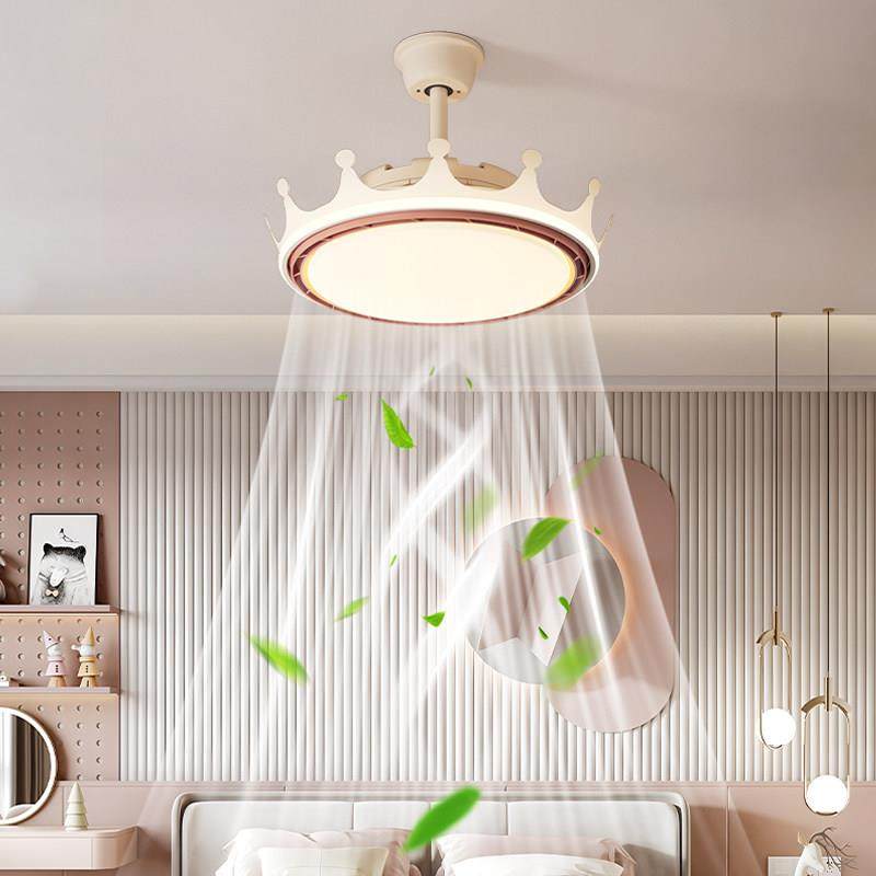 2025年新款无叶吊扇灯儿童房led护眼卧室隐形吸顶主卧一体吊扇灯,家装灯饰光源,风扇灯,淘宝优惠券,粉丝福利购,淘宝优惠卷