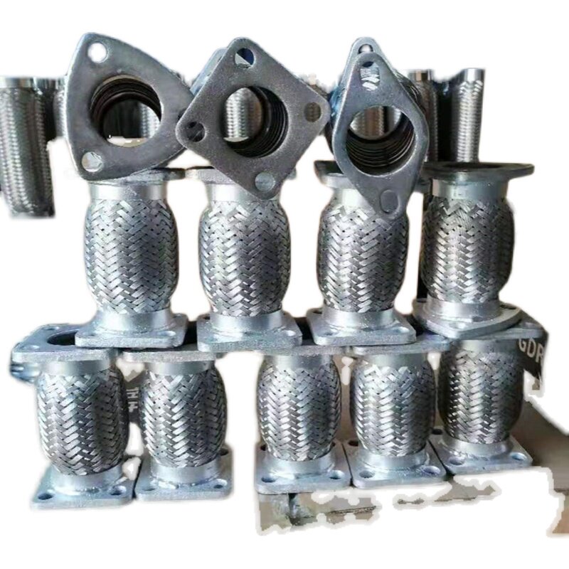 拖拉机排气管减震软连接单缸两孔宁波三孔东风福田减震底座