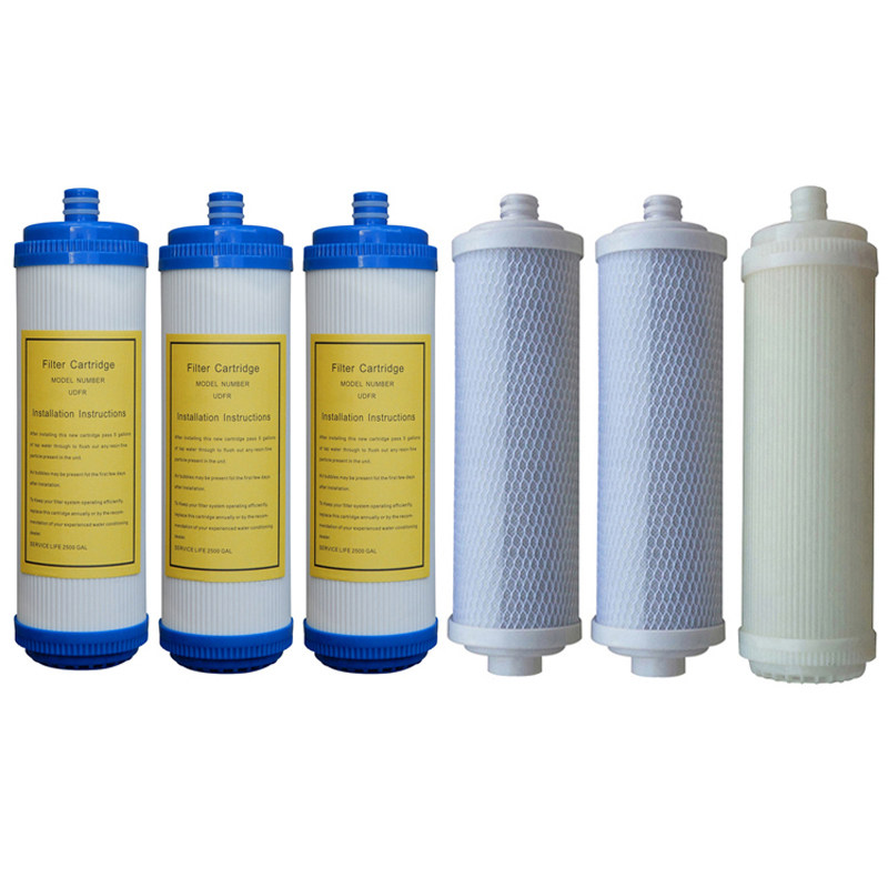 金时雨三级净水器 伯仕源三筒净水器净福净水器 少垢超滤滤芯套装