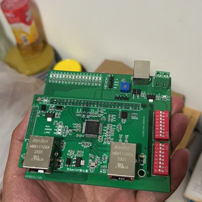 AX58100开发板 AX58100核心板 STM32103+AX58100 从站IO控制板