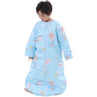 宝宝新生婴儿童睡袋春秋款纯棉秋冬季冬天加厚中大童小学生防踢被