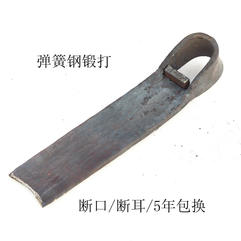 弹簧钢锻打锄头加厚挖笋撅耙家用种菜条锄户外松土神器农用工具多
