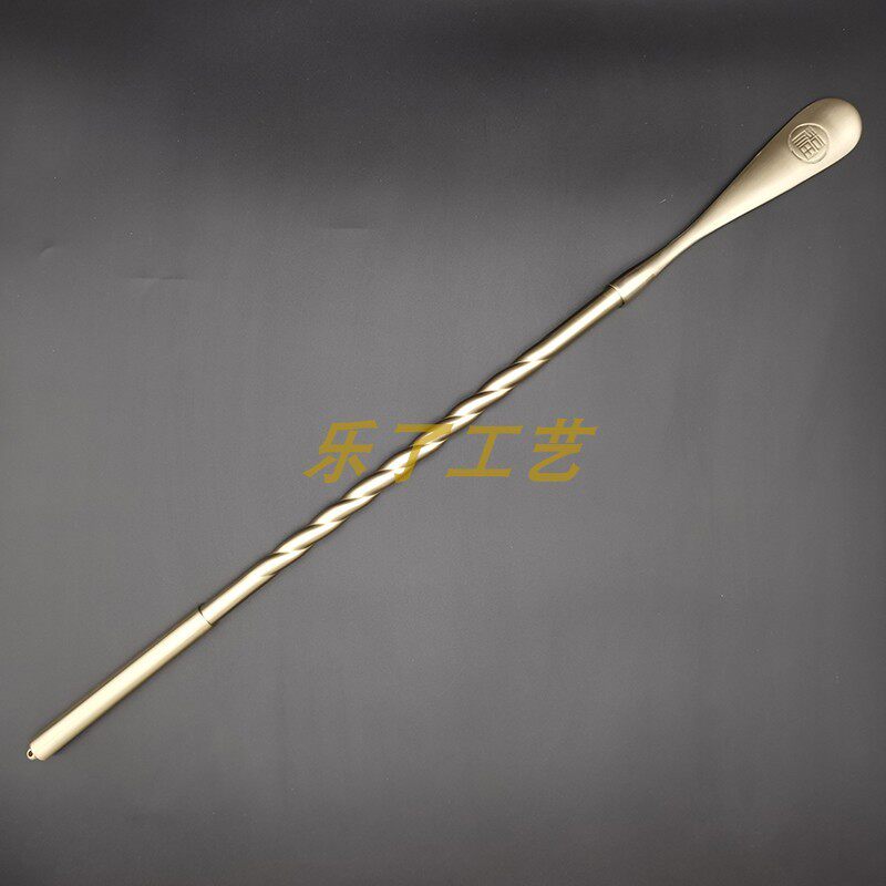 黄铜鞋拔子实心长柄家用纯铜提鞋器鞋扒不弯腰穿鞋神器鞋溜子鞋抽