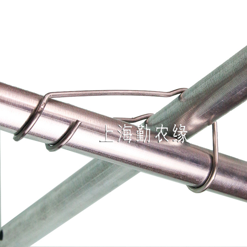 包邮温室大棚骨架配件压顶簧钢丝夹热镀锌加粗钢管卡扣顶弹簧卡子