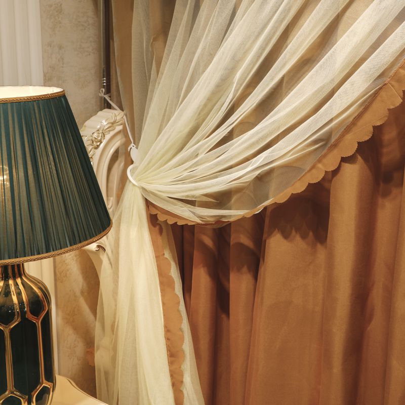 导轨式遮光蚊帐防尘宫廷落地U型双层家用蚊帐加粗加厚床缦一体式