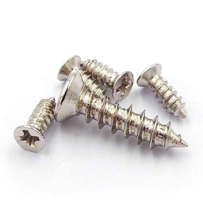 镀镍KA平头自攻螺丝螺钉沉头十字M1.6 M1.7 M2*4x5x6x7x8x10x12mm