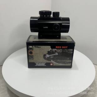 瞄准器弹弓专用观物镜1x40单筒望远镜激光可调上下左右寻物镜