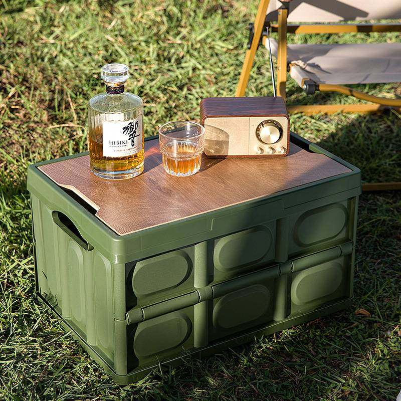 车载收纳箱野营折叠箱多功能木盖整理箱露营后备箱储物置物箱户外,户外/登山/野营/旅行用品,露营折叠箱,淘宝优惠券,粉丝福利购,淘宝优惠卷