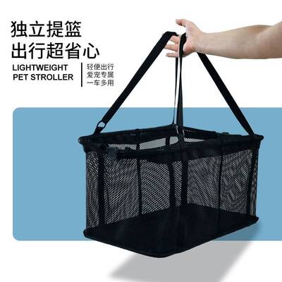 超市购物推车轻便时尚一键收车超简易灵活外出便携手推车中老年人