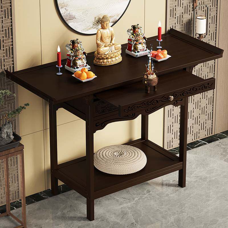 供桌家用供奉柜新中式佛龛立柜爷柜神佛台观音菩萨香火供奉台