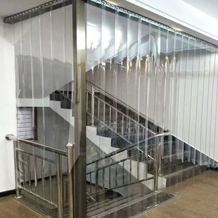 PV塑料软门帘防风防尘隔断帘室内阳台环保透明味空调挡风门帘