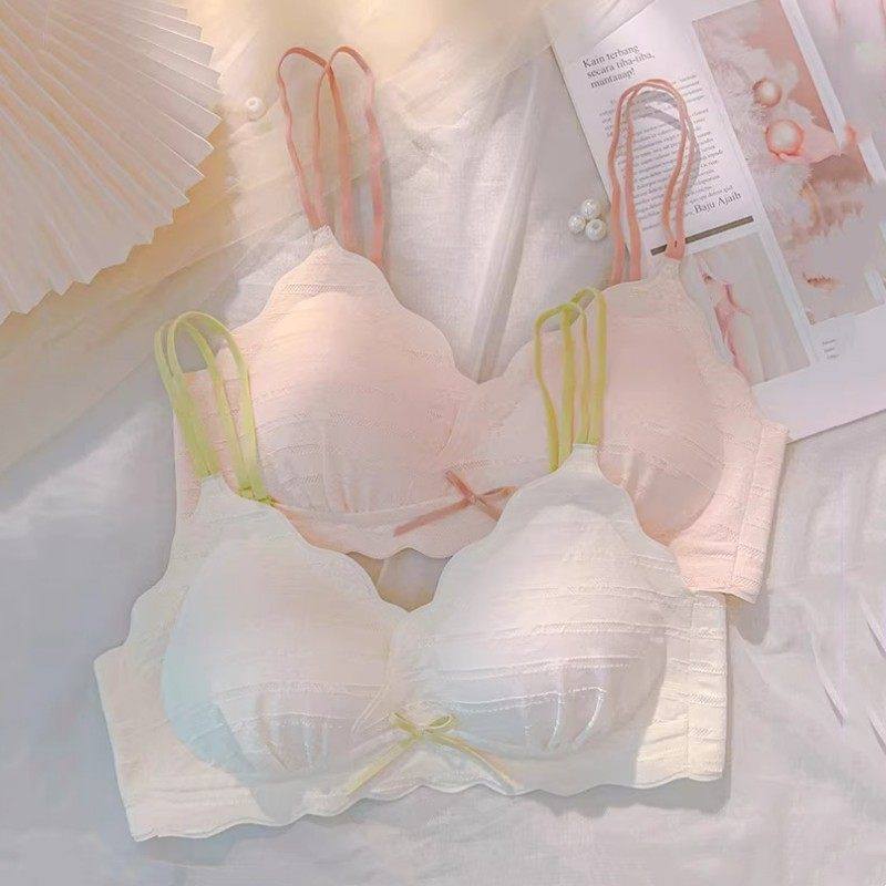 六只兔子甜美无钢圈内衣女小胸聚拢显大美背文胸舒适软支撑胸罩女,女士内衣/男士内衣/家居服,文胸,淘宝优惠券,粉丝福利购,淘宝优惠卷