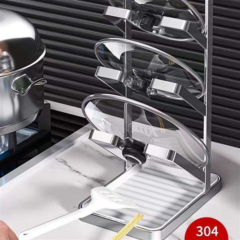 304不锈钢锅盖架厨房置物架刀架菜板架收纳架新款锅盖收纳架台面,厨房/烹饪用具,锅盖架/锅盖收纳垫,淘宝优惠券,粉丝福利购,淘宝优惠卷