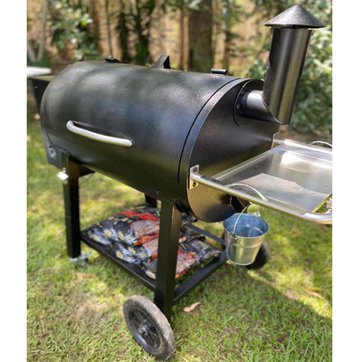 WOOD PELLET GRILL 别墅智能烧烤炉 颗粒碳烟熏炉 家用烧烤炉