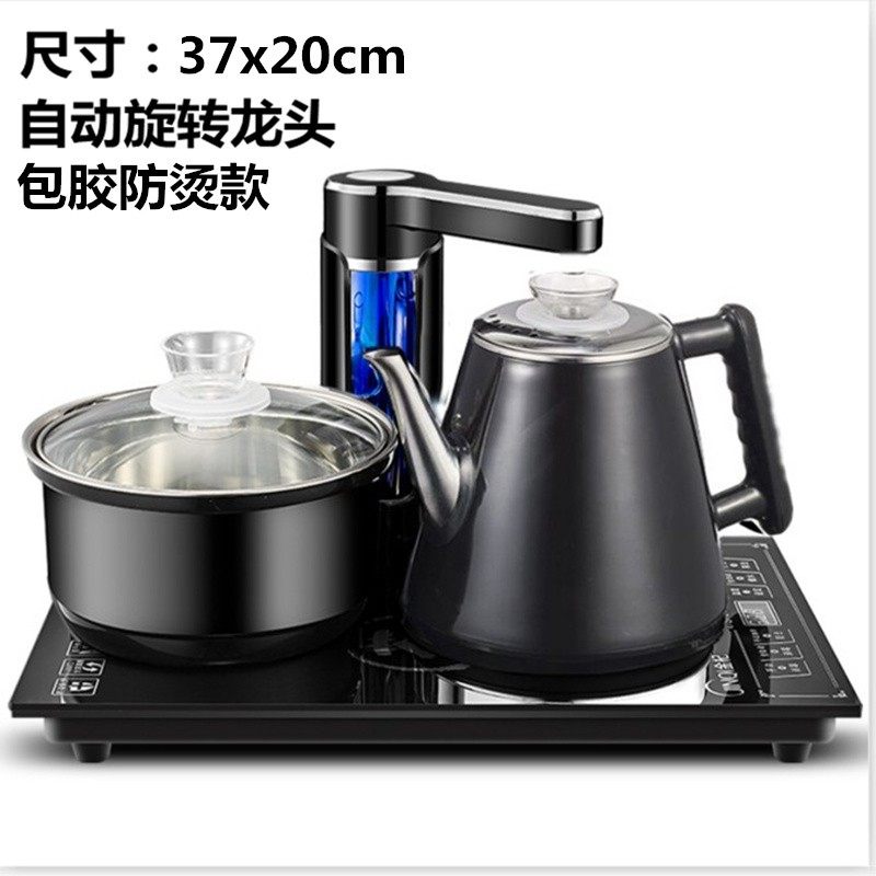 110V220V全自动上水电热水壶烧水电磁茶炉茶艺玻璃壶泡茶具消毒锅