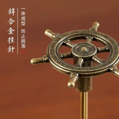 毛笔架笔挂实木收纳盒展示架书法专用毛笔挂古风创意摆件桌面大容