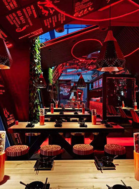 LED红色灯管T5T8灯条彩色一体化照明氛围大红光分体支架1.2米灯箱