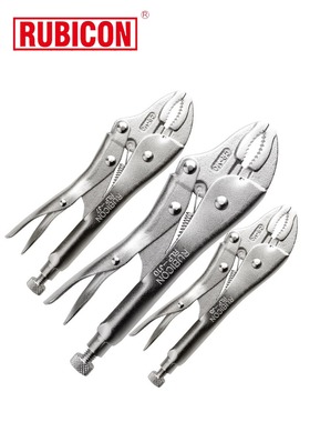 罗宾汉大力钳夹持钳压力钳固定夹钳圆嘴尖嘴C型夹加活动嘴RLP-J10