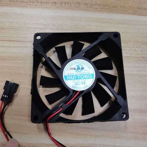 HUITONG HT-08015S12L 12V 0.12A 8CM 8015冰箱排气散热风扇
