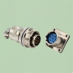 圆形连接器 XCG18F7K1D1 插接件尾夹 XCG18T7Z1P1 7芯航空插头座