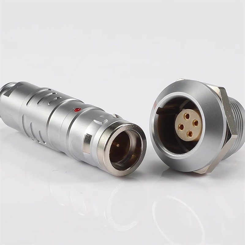 M30开口防水插头插 FGG +EGG4K 304 6 7 10  30 40 48芯航空接头