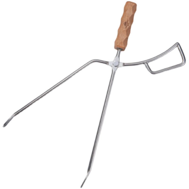 CAMPINGMOON柯曼户外露营烧烤不锈钢焚火钳实木手柄木炭柴火夹子,包装,包装胶带,淘宝优惠券,粉丝福利购,淘宝优惠卷