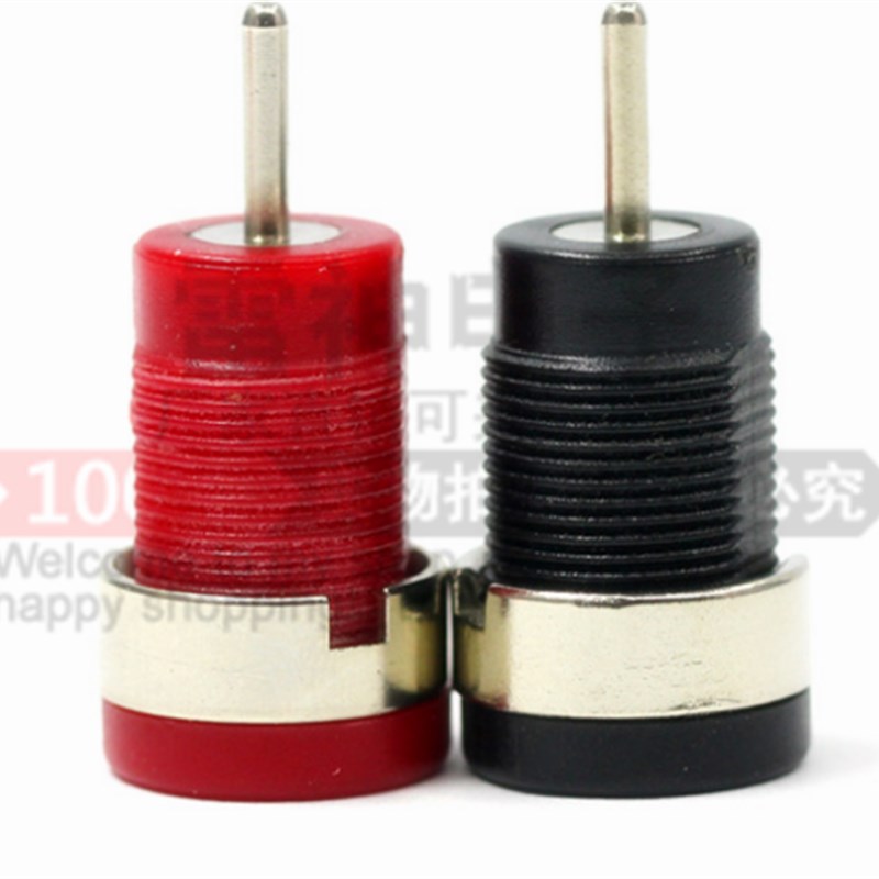 4MM纯铜针式面板插座教学仪器接线端子 香蕉插座banan香蕉插头插