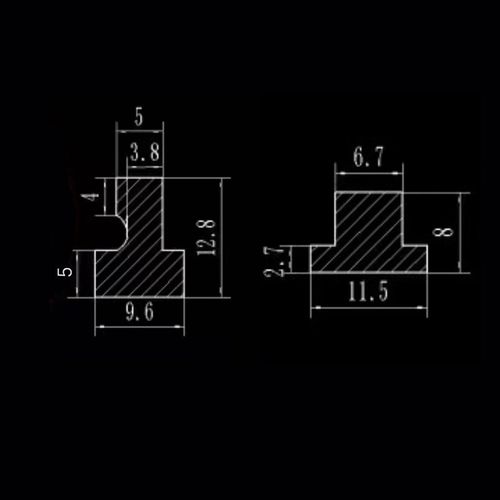 倍速链专业耐磨条 摩擦条耐磨导条衬条 流水线配件铝型材传动配件