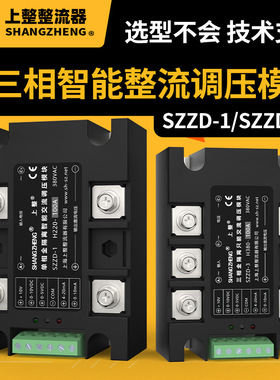 上海上整单相SZZD-1三相SZZD-3全隔离智能整流调压模块直流可调