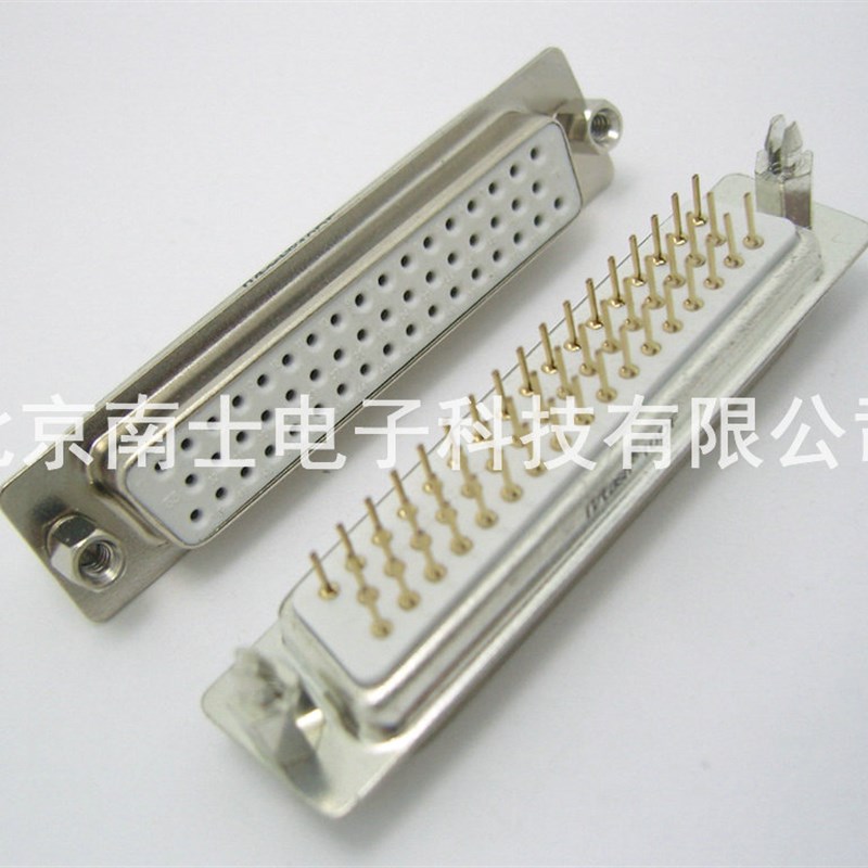 精工南士 镀金铆鱼叉HDP50母头 DP50孔 HDB50 DB50接头插板焊板式