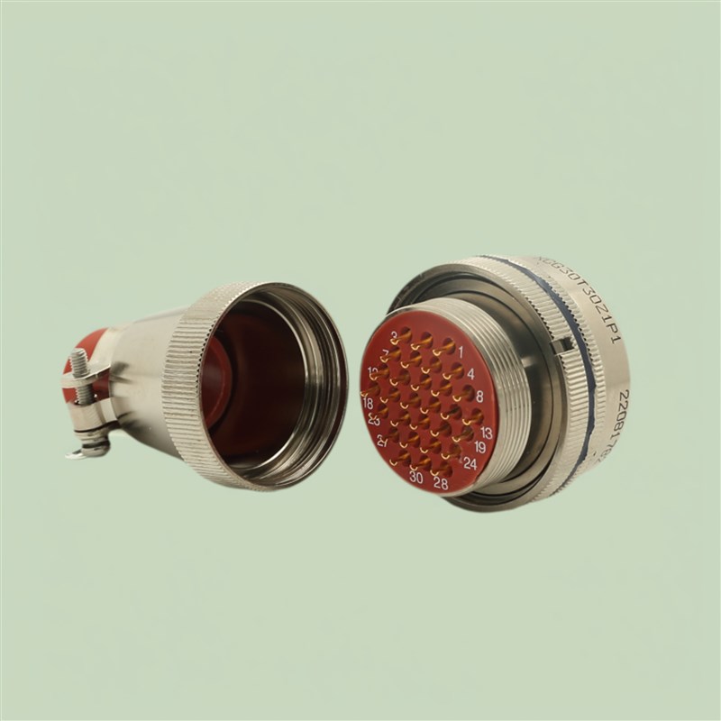 30芯圆形电连接器 XCG30T30Z1P1+XCG30F30K1P1 航空插头座插接件