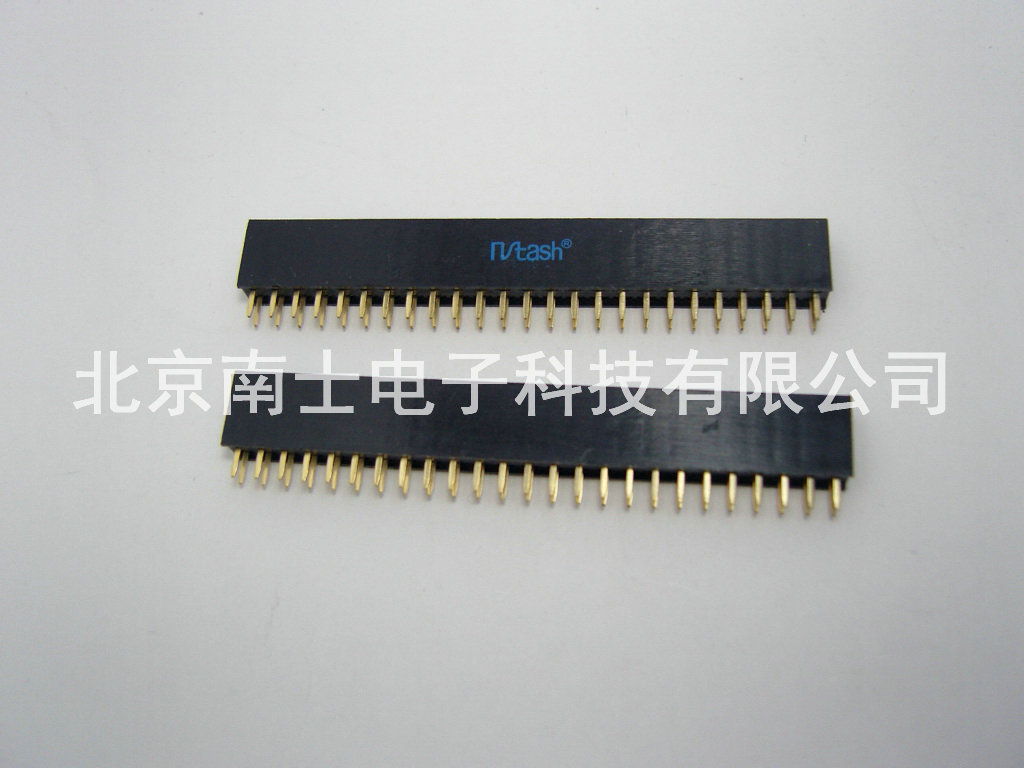 精工南士 镀金2*25P 50PIN双排座 双排母座 插座 间距2.54MM 环保