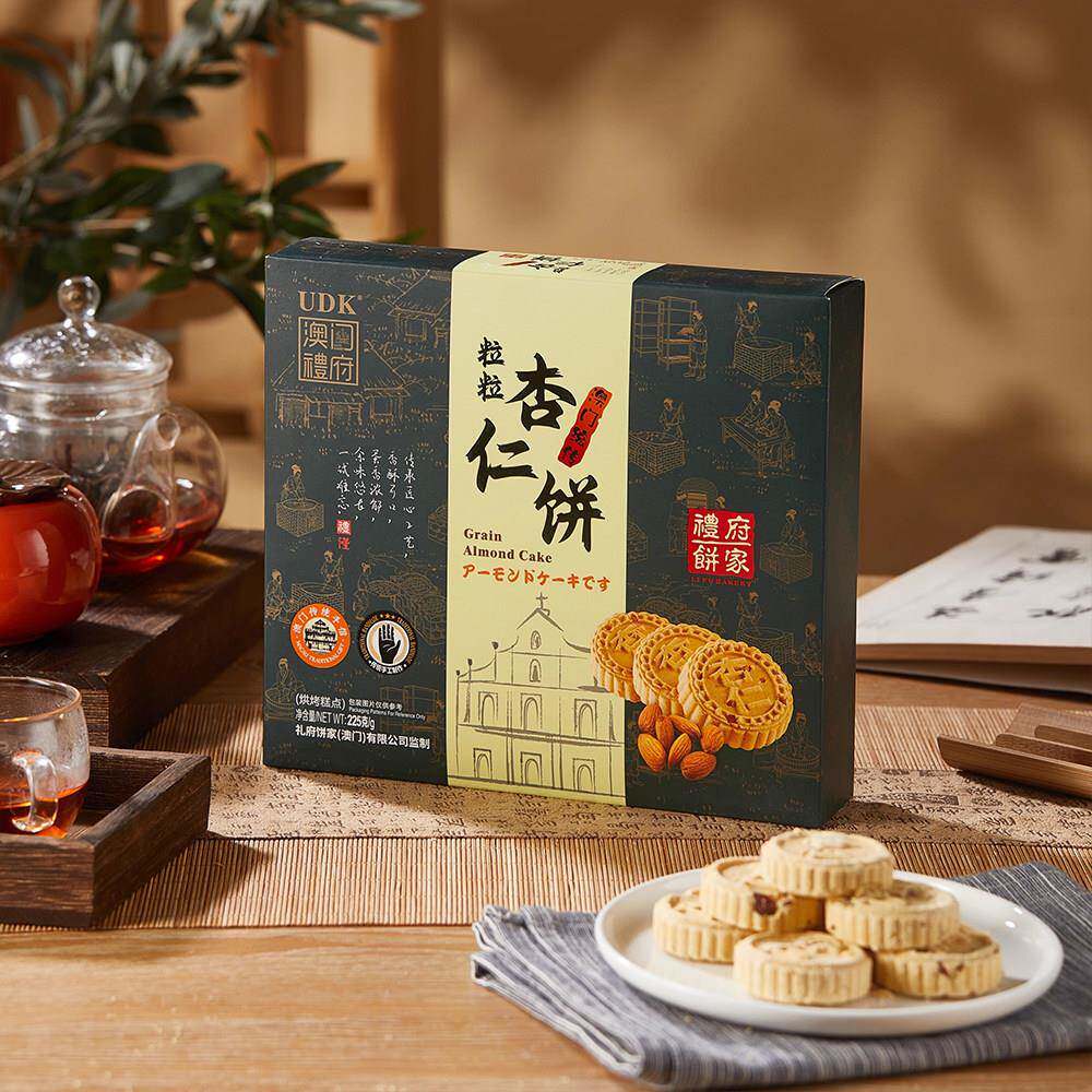正宗澳门特产杏仁饼澳门礼府黄油椰蓉酥 紫菜肉松凤凰卷 杏仁片杏