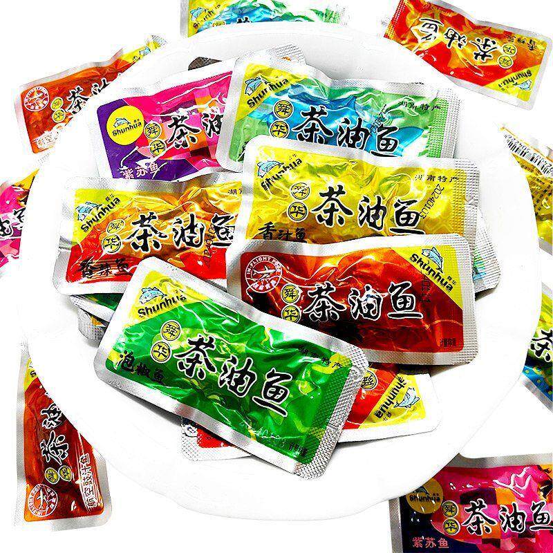新货舜华茶油鱼东江鱼牌散装鱼干湖南特产小鱼块香辣麻辣鱼仔休闲