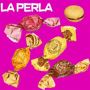 意大利进口La Perla牛轧糖榛子花生夹心巧克力散装零食纯可可脂