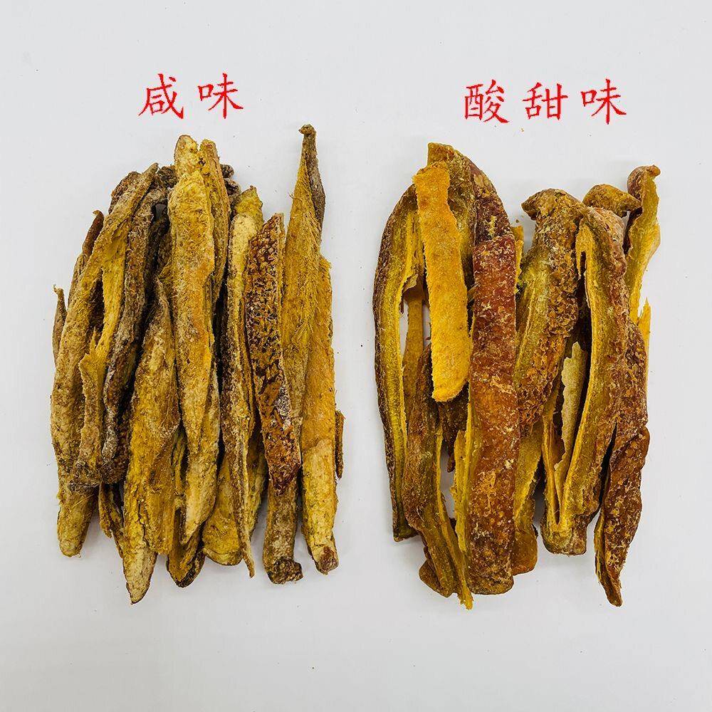 正宗广东创源咸味芒果干8090童年咸芒果条零食酸甜甘草味芒果肉蜜