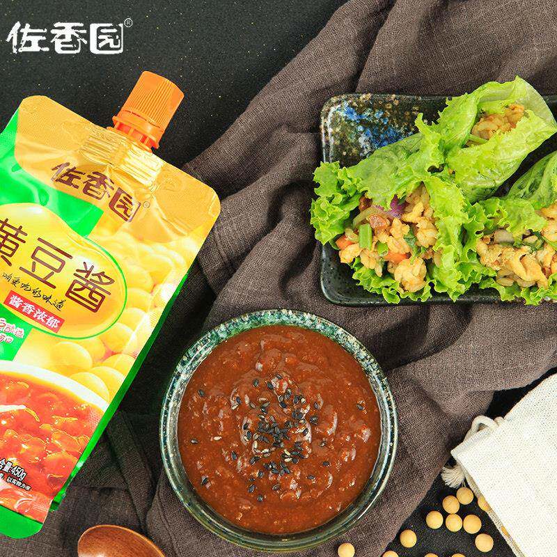 正宗农家酱佐香园黄豆酱2kg*1袋四斤装正宗东北大酱黄豆酱农家豆