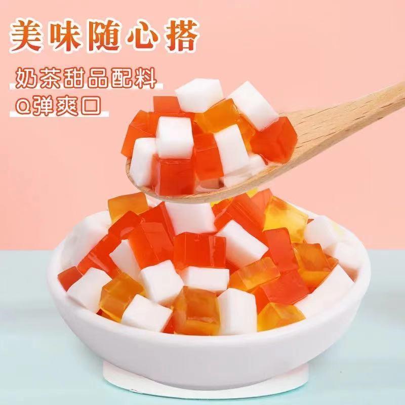 正宗椰奶冻粉九蜀黍原味椰果粒2斤装商用果肉果冻珍珠奶茶店专用