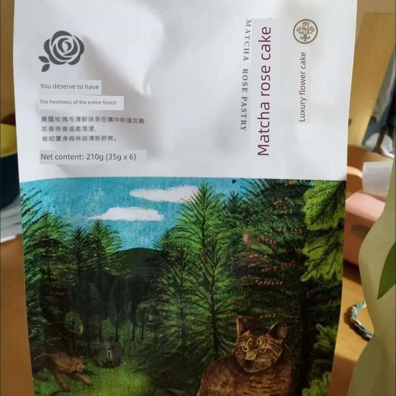 正宗云南特色紫薯茉莉花抹茶玫瑰花蛋糕组合礼盒1050g