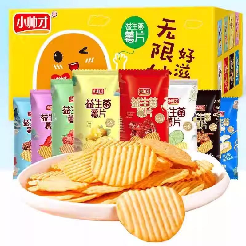 新货益生菌薯片焙脆薯薯条