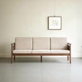 中新式 美学极风布艺北 宋式 美黑胡桃smz 103木直排沙发2025简新款