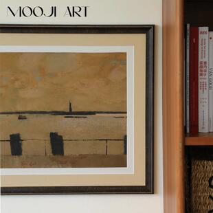 暮色木吉艺术法式覆饭古客厅MSH】装饰画中 画玄关古风高级感厅挂