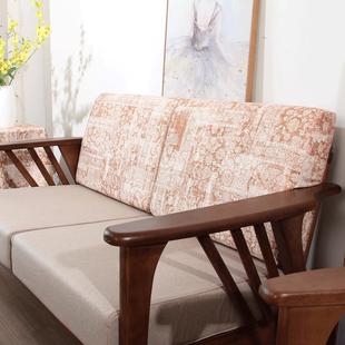 通用全包定制棉欧麻沙发靠背 四罩季 法式 碎花北实木沙发套2205新款