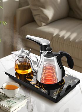 新功F13全自动上水水壶保温一体电烧茶炉4茶具67963家用电热水壶