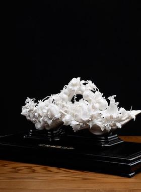 东方土 陶/瓷传统D13-131A手工工艺摆乔迁新居礼泥品高件档鸿福临