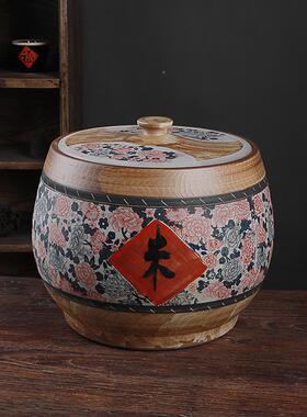 景德米镇000482陶瓷米家用带盖密封防缸潮防虫老式10斤宝20斤30斤